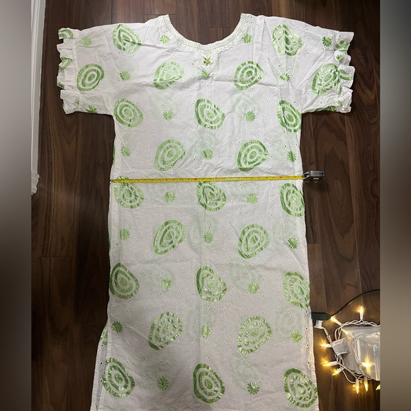 Traditional African Long Kaftan Plus Size from Nigeria - Picture 6 of 9